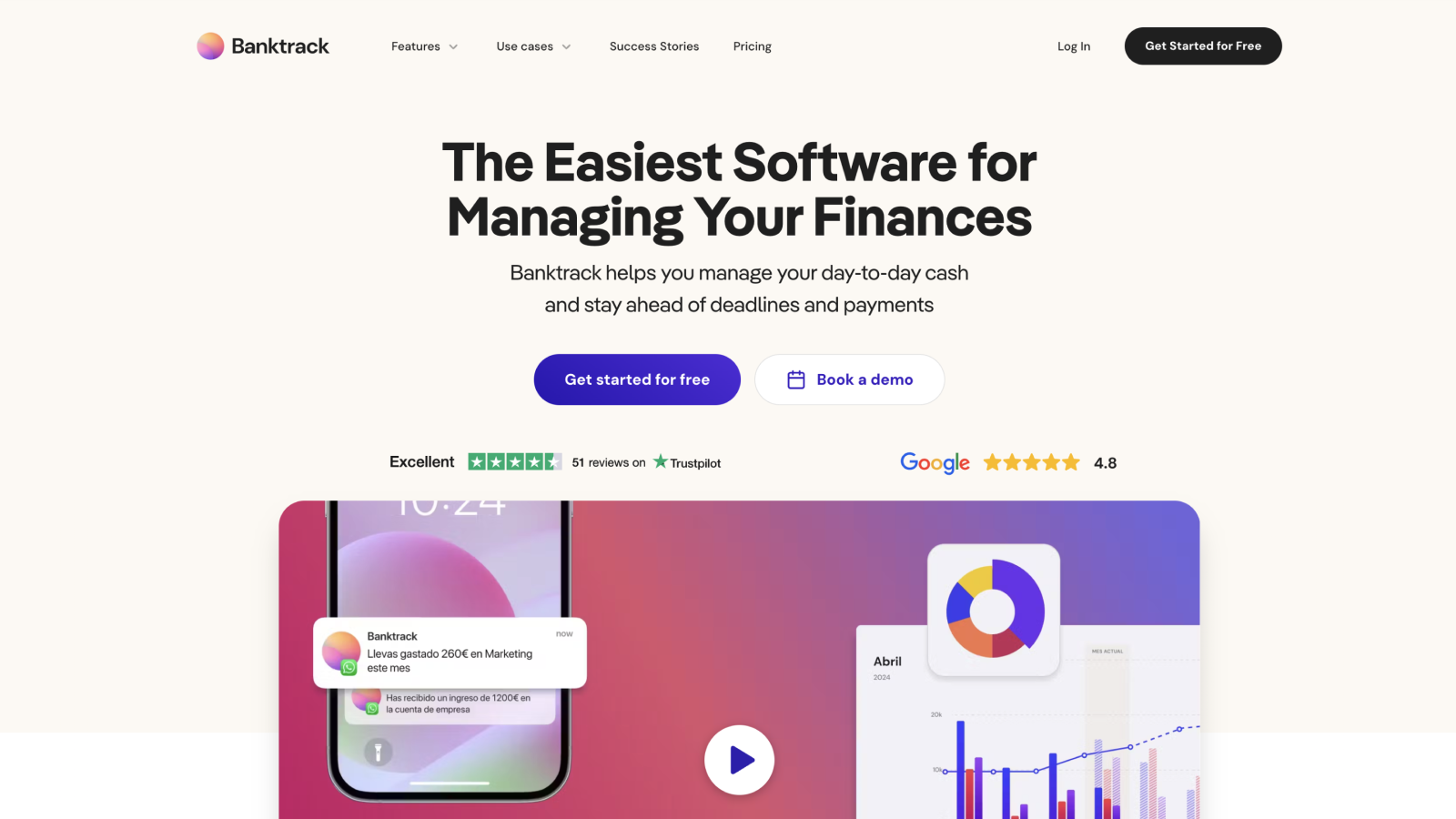 Banktrack the easiest software for managing your finances